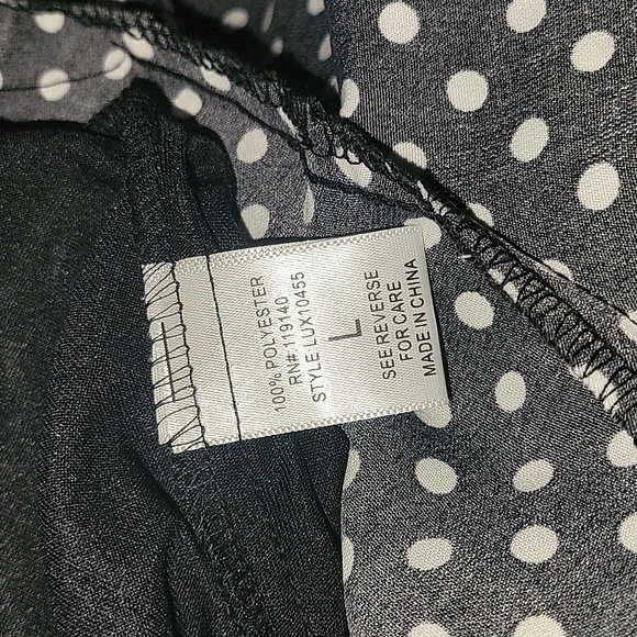 NWT Windsor Large Romper Short Polka Dot Long Sleeve Back Zip Ruffle - Picture 16 of 16